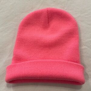 Pink Knitted Beanie